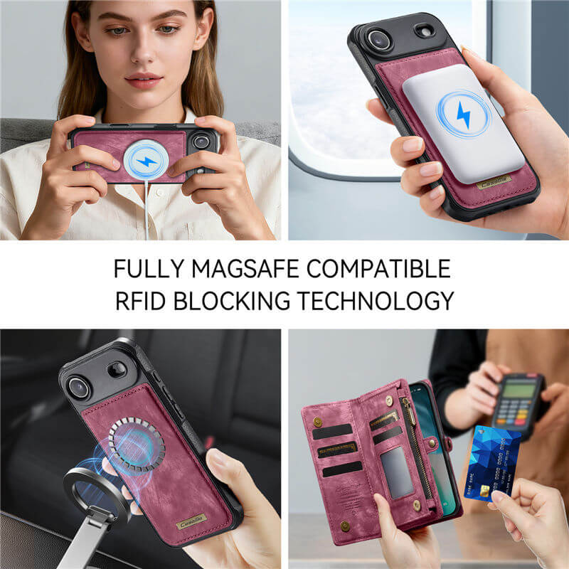 CaseMe iPhone Air 2-in-1 Magnetic Wallet Case
