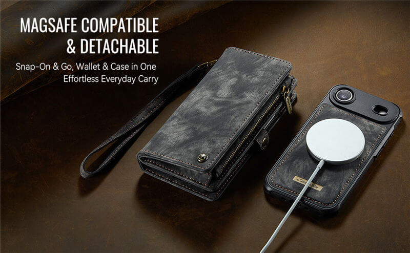 CaseMe iPhone Air 2-in-1 Magnetic RFID Wallet Case