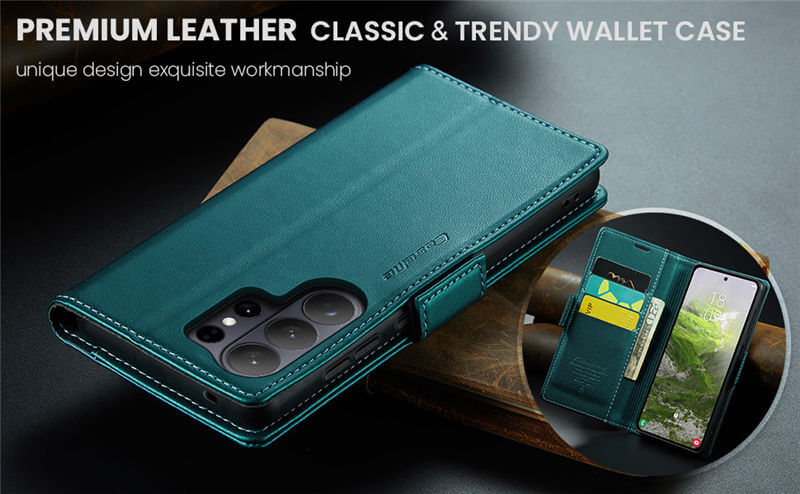 CaseMe Samsung Galaxy S26 Ultra Wallet RFID Blocking Case