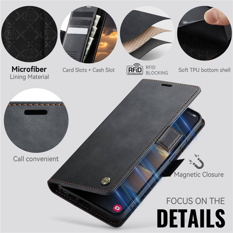 CaseMe Samsung Galaxy S26 Ultra Wallet Case – Magnetic & RFID Blocking