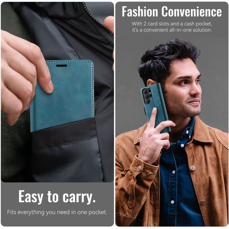 CaseMe Samsung Galaxy S26 Ultra Wallet Case – Magnetic & RFID Blocking