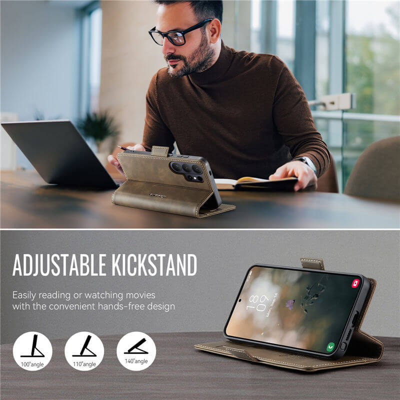 CaseMe Samsung Galaxy S26 Ultra Wallet Case – Magnetic & RFID Blocking