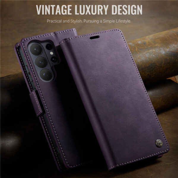 Alternative view of CaseMe Samsung Galaxy S26 Ultra Wallet Case – Magnetic & RFID Blocking