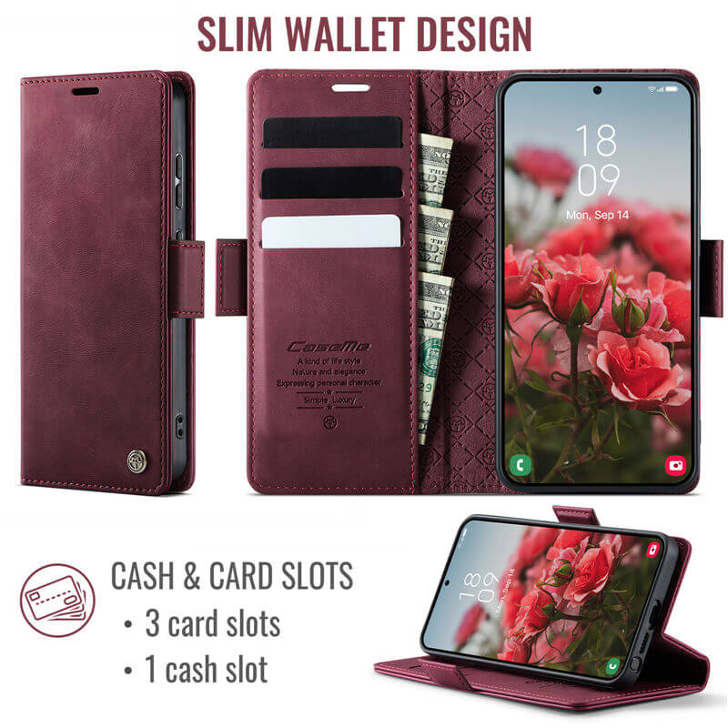 CaseMe Samsung Galaxy S26 Ultra Wallet Case – Magnetic & RFID Blocking