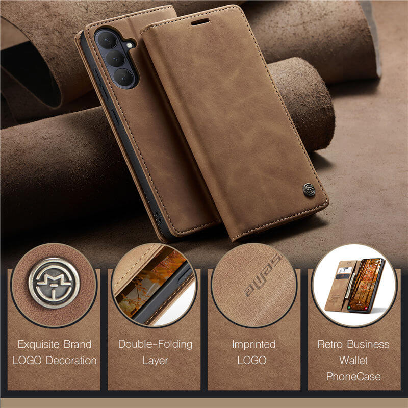 CaseMe Samsung Galaxy S26 Plus Wallet Suede Leather Case - Image 11