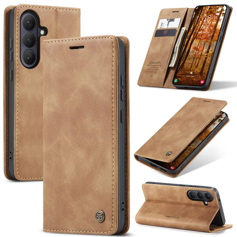 CaseMe Samsung Galaxy S26 Wallet Suede Leather Case