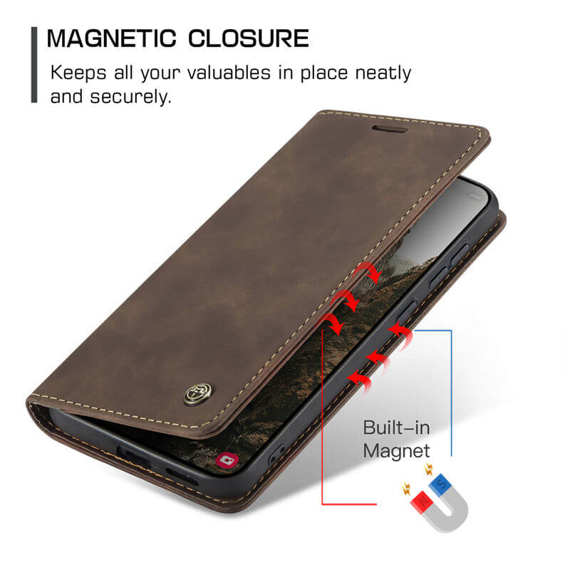 CaseMe Samsung Galaxy S26 Wallet Suede Leather Case - Image 8