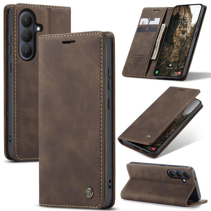 CaseMe Samsung Galaxy S26 Plus Wallet Suede Leather Case