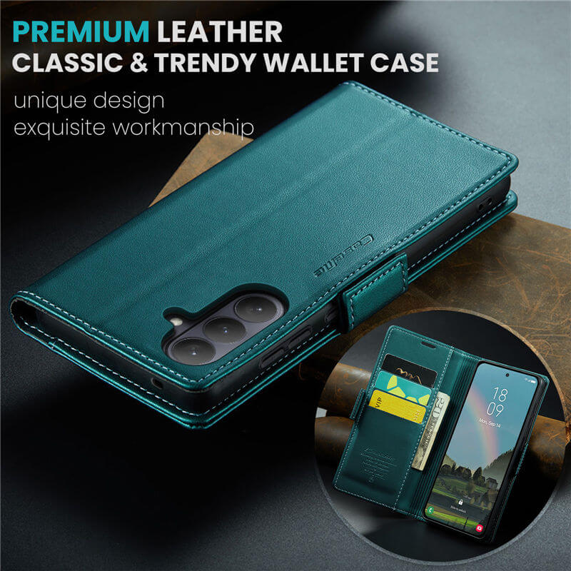 CaseMe Samsung Galaxy S26 Wallet RFID Blocking Magnetic Buckle Case - Image 10