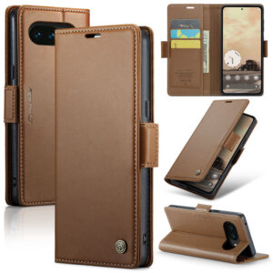 CaseMe Google Pixel 10A Wallet RFID Blocking Magnetic Buckle Case