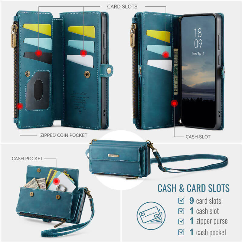 CaseMe Samsung Galaxy S26 RFID Wallet Case – Crossbody & Wireless - Image 5