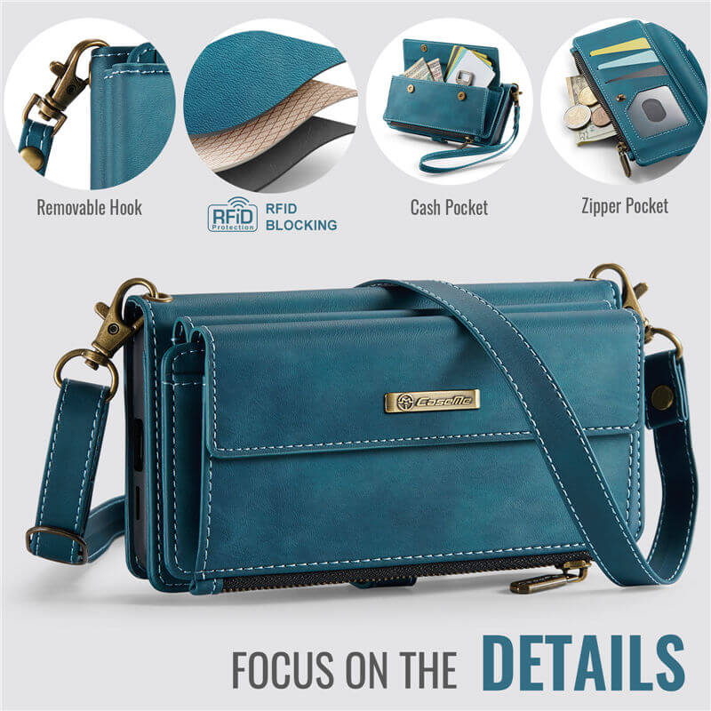 CaseMe Samsung Galaxy S26 Plus RFID Wallet Case – Crossbody & Wireless - Image 11