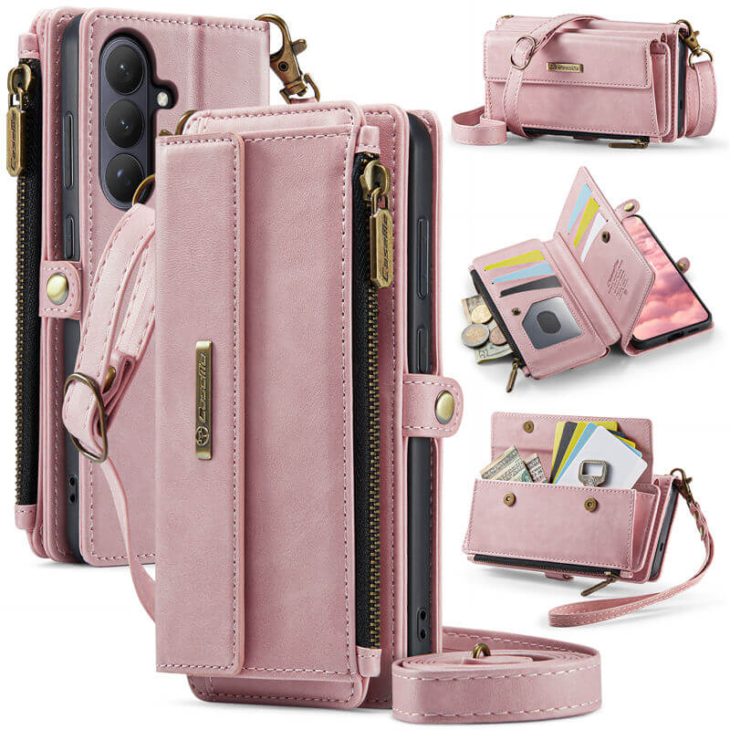 CaseMe Samsung Galaxy S26 RFID Wallet Case – Crossbody & Wireless