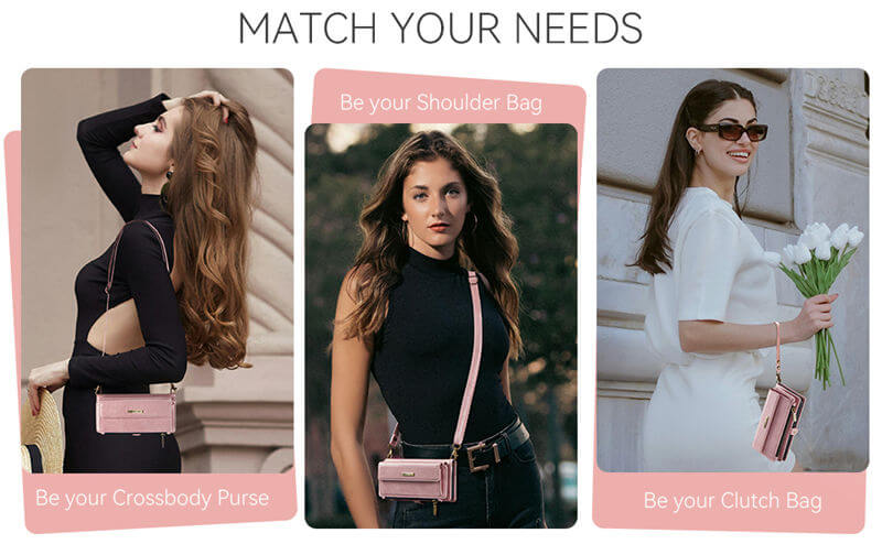 CaseMe Samsung Galaxy S26 Plus RFID Wallet Case – Crossbody & Wireless