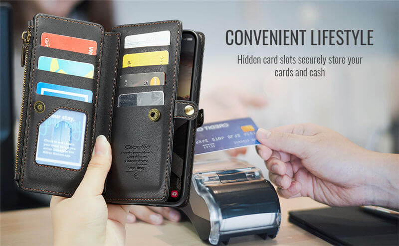 CaseMe Samsung Galaxy S26 Plus Wallet RFID Blocking Crossbody Phone Case