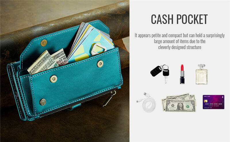 CaseMe Samsung Galaxy S26 Plus Wallet RFID Blocking Crossbody Phone Case