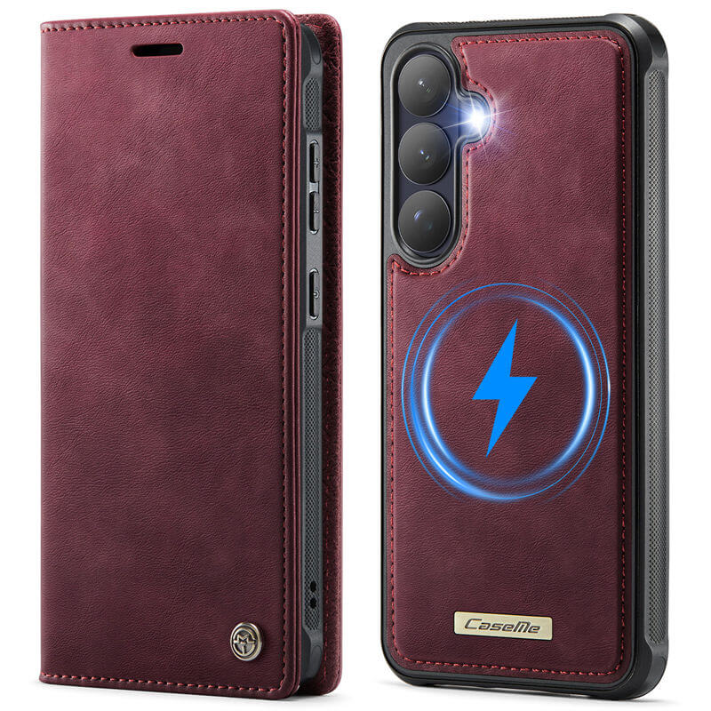 CaseMe Samsung Galaxy S26 2-in-1 Magnetic Wallet Case – Wireless Charging & RFID Blocking - Image 12