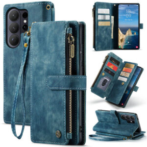 CaseMe Samsung Galaxy S26 Ultra Wallet Kickstand Case with Wrist Strap