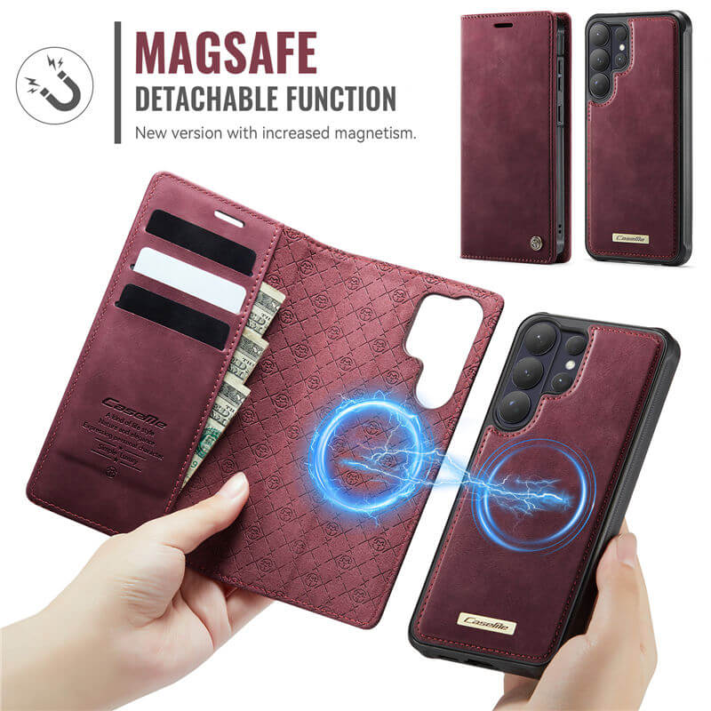CaseMe Samsung Galaxy S26 Ultra 2-in-1 Magnetic Wallet Case