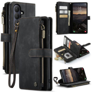 CaseMe Samsung Galaxy S26 Plus Wallet Kickstand Case with Wrist Strap