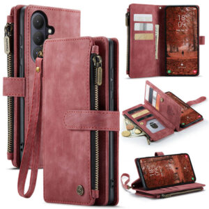 CaseMe Samsung Galaxy S26 Wallet Kickstand Case with Wrist Strap