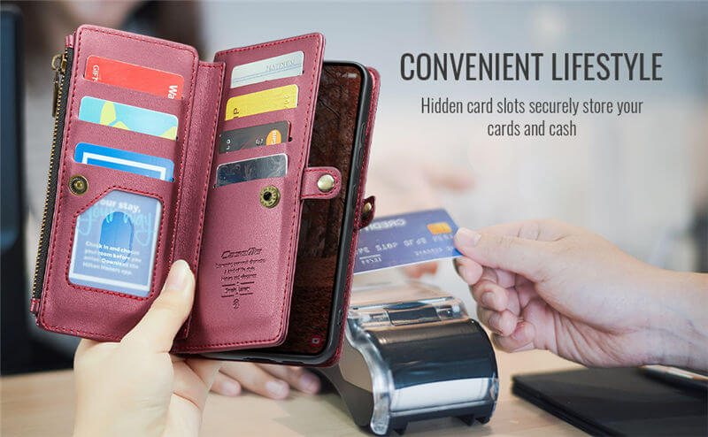 CaseMe Samsung Galaxy S26 Wallet RFID Blocking Crossbody Phone Case