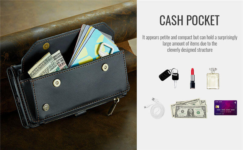 CaseMe Samsung Galaxy S26 Wallet RFID Blocking Crossbody Phone Case