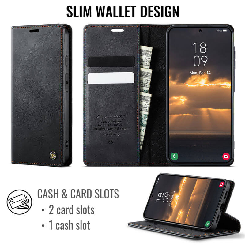 CaseMe Google Pixel 10A Magnetic Wallet Case with RFID Blocking