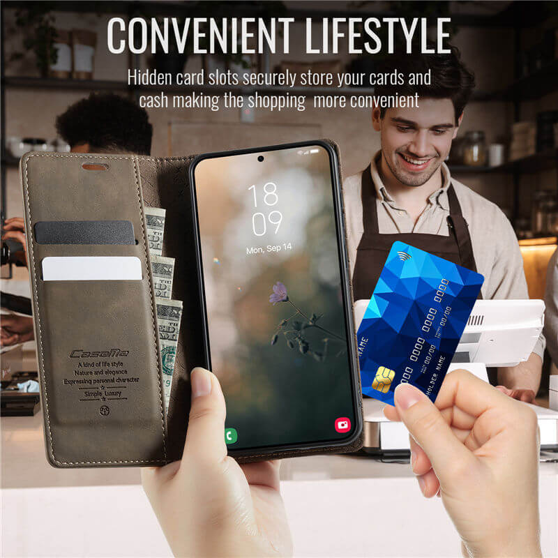 CaseMe Google Pixel 10A Magnetic Wallet Case with RFID Blocking