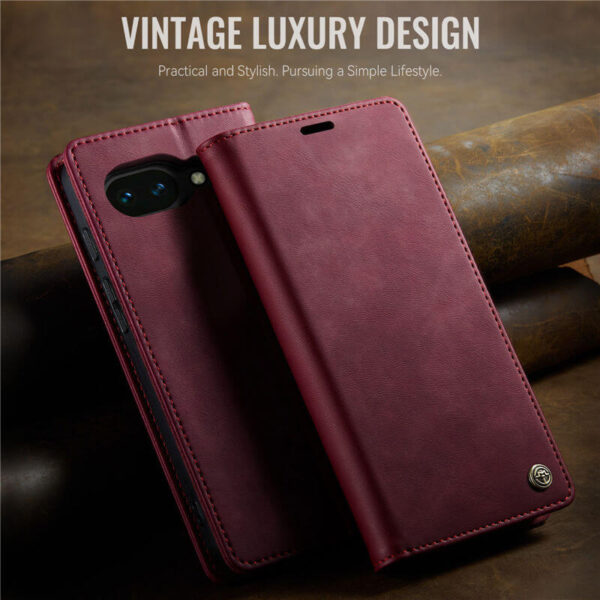 Alternative view of CaseMe Google Pixel 10A Magnetic Wallet Case with RFID Blocking
