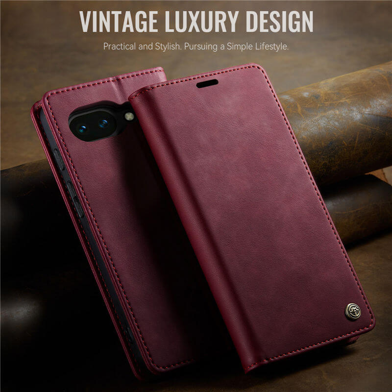 CaseMe Google Pixel 10A Magnetic Wallet Case with RFID Blocking