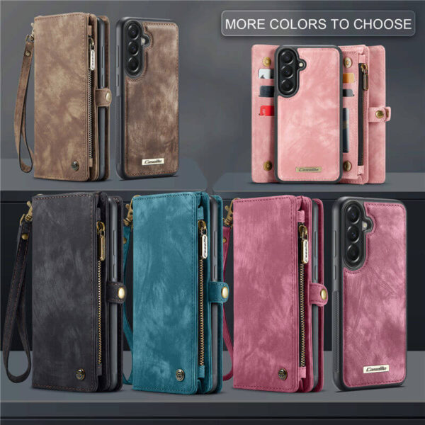 Alternative view of CaseMe Samsung Galaxy A37 2-in-1 Magnetic Wallet Case with Wrist Strap