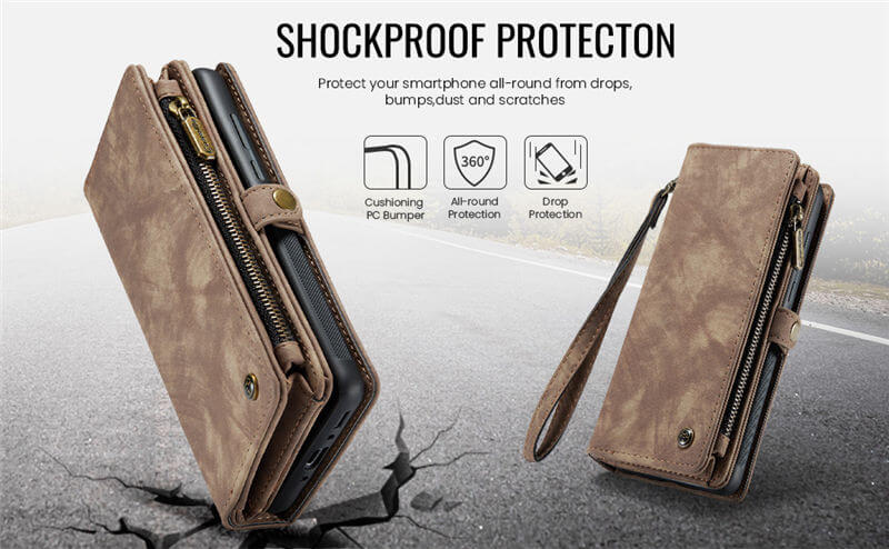 CaseMe Samsung Galaxy A37 2-in-1 Magnetic RFID Wallet Case