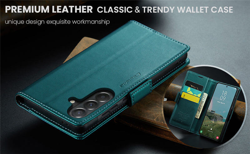 CaseMe Samsung Galaxy A37 Wallet RFID Blocking Case