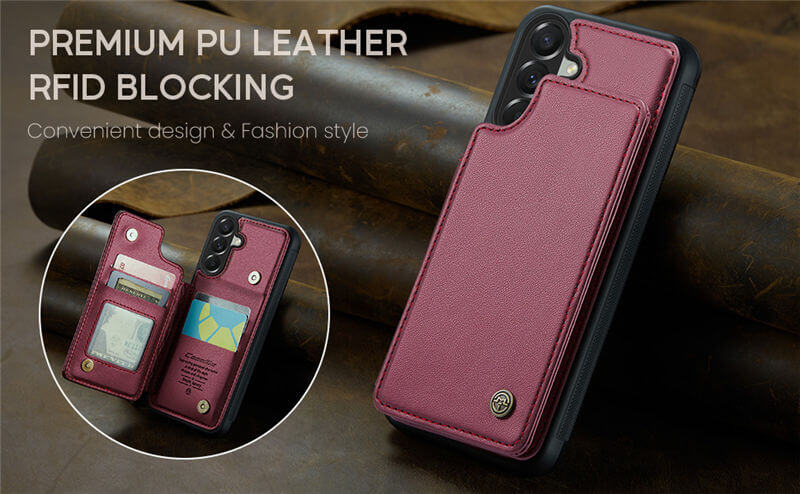 CaseMe Samsung Galaxy A37 RFID Blocking Card Holder Case
