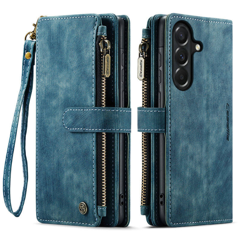 CaseMe Samsung Galaxy A37 Wallet Kickstand Case with Wrist Strap