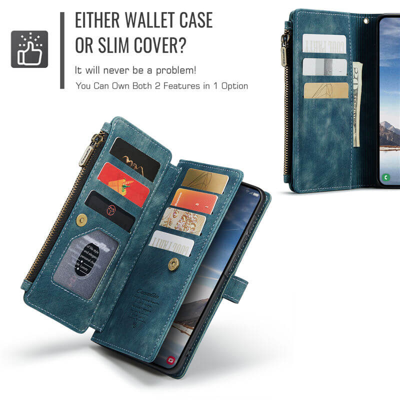 CaseMe Samsung Galaxy A37 Wallet Kickstand Case with Wrist Strap - Image 7