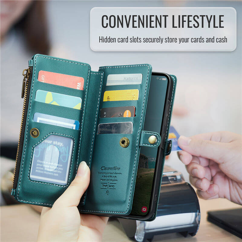 CaseMe Samsung Galaxy A37 Crossbody RFID Blocking Wallet Case - Image 6