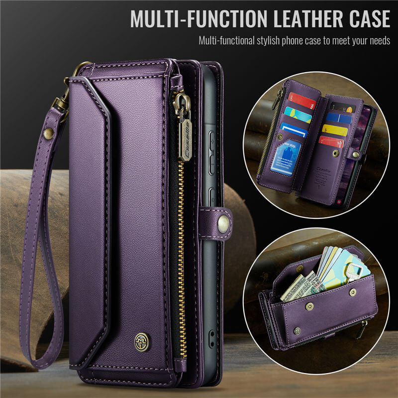 CaseMe Samsung Galaxy A37 Crossbody RFID Blocking Wallet Case - Image 13