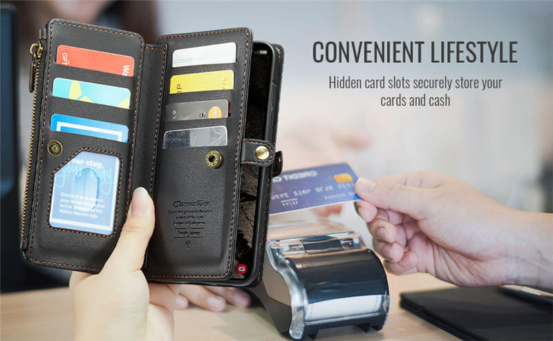 CaseMe Samsung Galaxy A37 Crossbody RFID Blocking Wallet Case