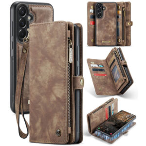 CaseMe Samsung Galaxy A57 2-in-1 Magnetic Wallet Case with Wrist Strap