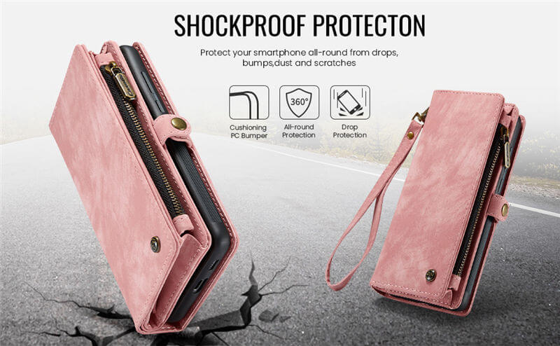 CaseMe Samsung Galaxy A57 2-in-1 Magnetic RFID Wallet Case