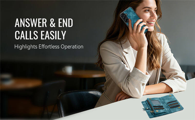 CaseMe Samsung Galaxy A57 2-in-1 Magnetic RFID Wallet Case