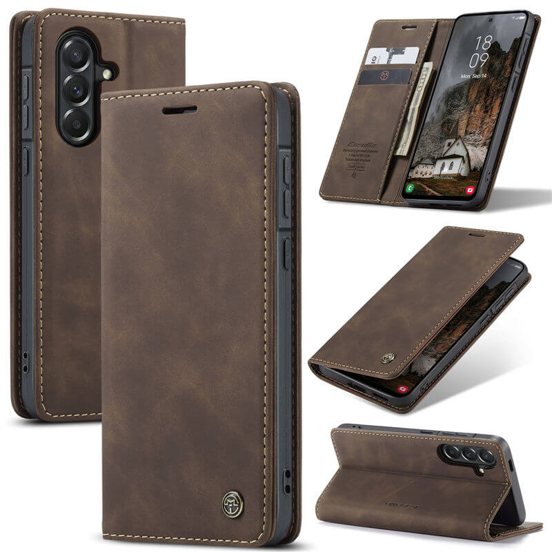 CaseMe Samsung Galaxy A57 Wallet Suede Leather Case