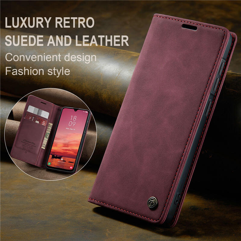 CaseMe Samsung Galaxy A57 Wallet Suede Leather Case