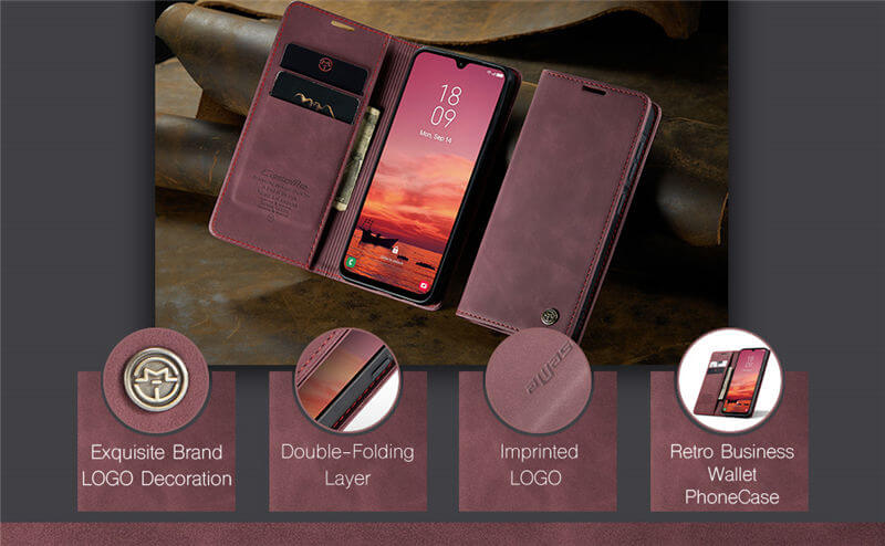 CaseMe Samsung Galaxy A57 Wallet Suede Leather Case