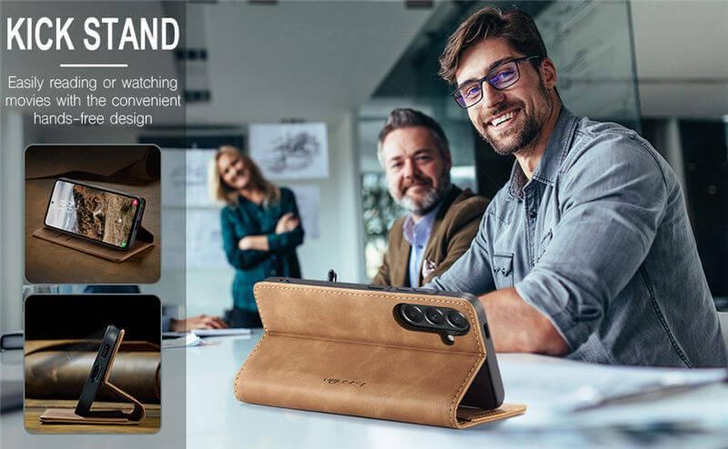 CaseMe Samsung Galaxy A57 Wallet Suede Leather Case