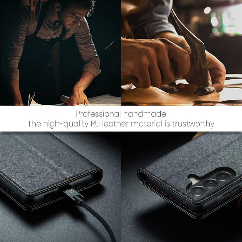 CaseMe Samsung Galaxy A57 Wallet RFID Blocking Magnetic Buckle Case - Image 11