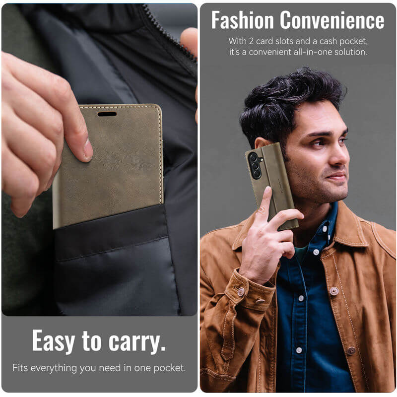 CaseMe Samsung Galaxy A57 Wallet Case – Magnetic & RFID Blocking - Image 10