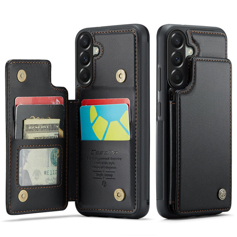 CaseMe Samsung Galaxy A57 RFID Blocking Card Holder Kickstand Case - Image 11